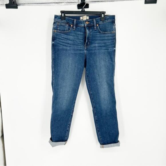 Madewell Mid-Rise Stovepipe Straight Ankle Denim Jeans Medium Wash Size 29 - Picture 1 of 6